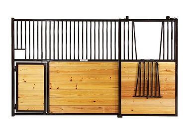 Baixo painel feito sob encomenda dianteiro dos estábulos do cavalo placa de bambu grossa de 3m * de 3m * de 2.2m