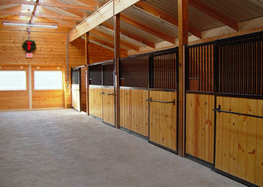 Caixas de cavalo galvanizadas mergulhadas quentes padrão, painéis do estábulo do cavalo