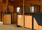 O cavalo de aço personalizado da segurança interna de bambu provisória da placa para a fábrica dos estábulos do cavalo feita