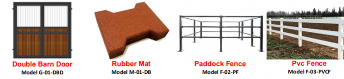 Dos estábulos móveis do cavalo do Hdpe 8mm casa pré-fabricada segura provisória portátil 5