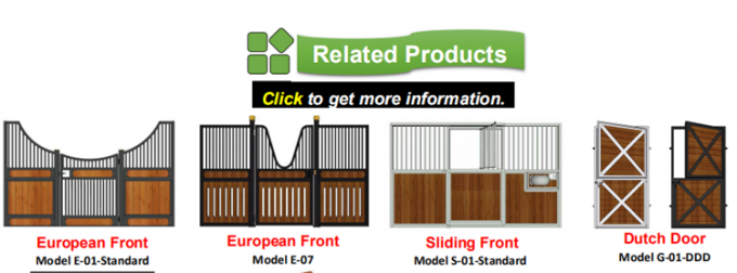 Dos estábulos móveis do cavalo do Hdpe 8mm casa pré-fabricada segura provisória portátil 4
