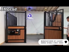 Tendas europeias do cavalo do estilo luxuoso mais alto da porta de balanço com Yoke Stable Front