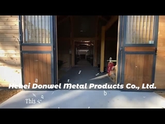 Enchimento de madeira de bambu dos estábulos europeus internos do cavalo do telhado de Shelfter