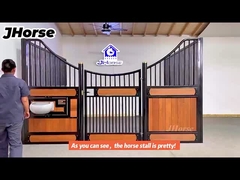 Estaleiros portáteis de aço galvanizado de 3,6 m para estaleiros de cavalos