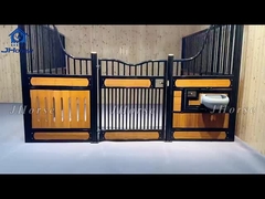 Painéis de cabalo de aço pesado de 1/4 de polegada de montagem fácil 4 conjuntos