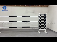 Equipamento de salto de cavalo ajustável Salto de cavalo flexível seguro