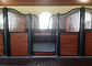 Equipamento estável da caixa do cavalo resistente com estilo europeu galvanizado de bambu do mergulho quente da placa