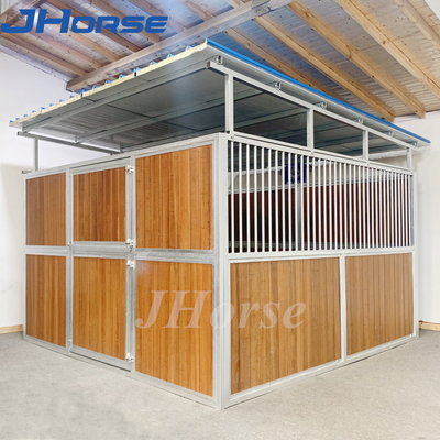 A caixa de cavalo portátil de bambu completa galvanizada para a armação de aço de 3.5m 3.6m