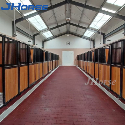 Tipo luxuoso proteção de corrosão de aço de Mesh Horse Stalls Power Coated