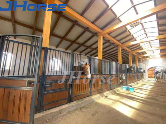 O cavalo galvanizado interior articulado da porta para a tenda da caixa de cavalo de 14 pés