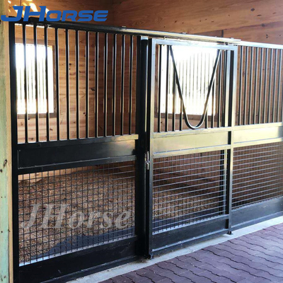 O fio personalizado Mesh Wooden Stable Horse Stall fronteia portátil