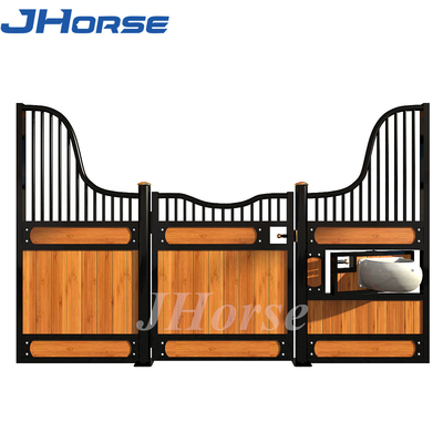A tenda padrão do cavalo fronteia os painéis contínuos dos estábulos do cavalo de 12 Ft com porta deslizante