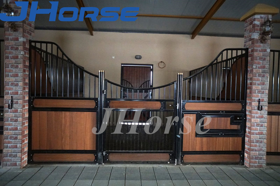 Padrão reto dos celeiros de cavalo 10ft do metal da casa pré-fabricada do mergulho quente da carga JH