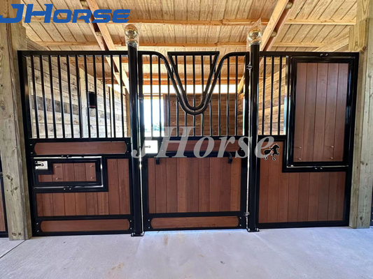 Caixa estável padrão de segurança frontal de cavalo personalizável