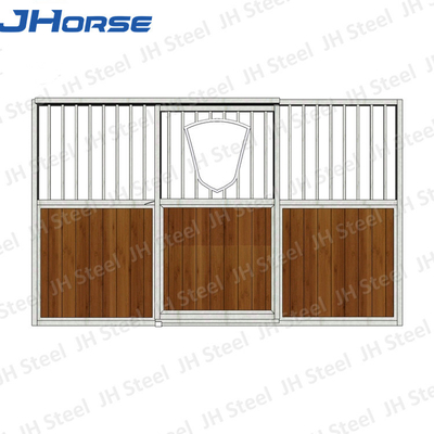 Painéis revestidos pó da tenda do cavalo, portas portáteis da tenda para celeiros de cavalo