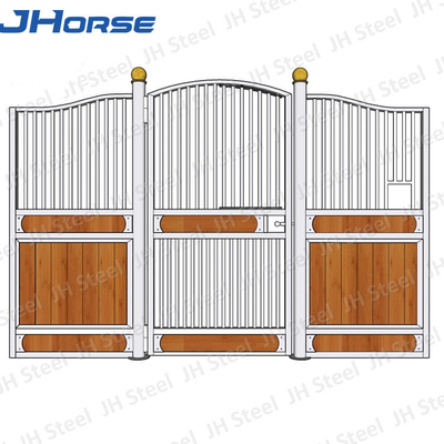 O profissional galvanizou as tendas do cavalo do metal/estábulo para o abrigo da vertente do cavalo