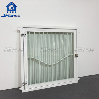 Janela de cavalaria personalizável com acabamento galvanizado Design resistente a intempéries de baixa manutenção
