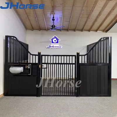 Design de porta giratória galvanizada resistente a intempéries e fácil de instalar