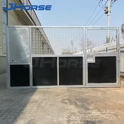 Quadro de aço resistente a intempéries superfície galvanizada ou revestida em pó painel estável de cavalo de estilo europeu