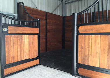 Tendas modulares do cavalo do metal com travas e embarque para celeiros de cavalo pre construídos