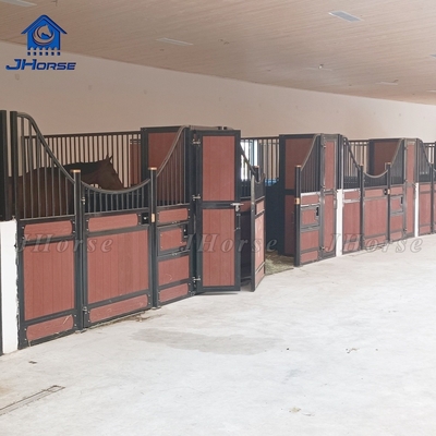 4.0 comprimento painéis personalizados de cavalaria alta em pinho ou madeira de plástico para estábulos estáveis e seguros