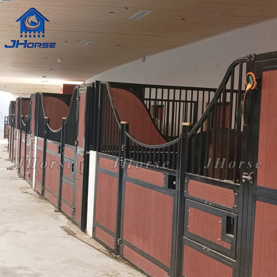 Estrutura interna de aço de bambu preto revestido de pó Equino Equipamento frontal estável Equino Quadro com janela